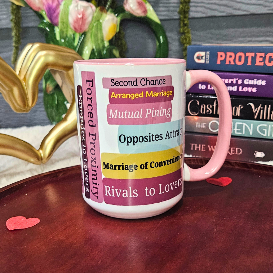 Romance Book Tropes Mug