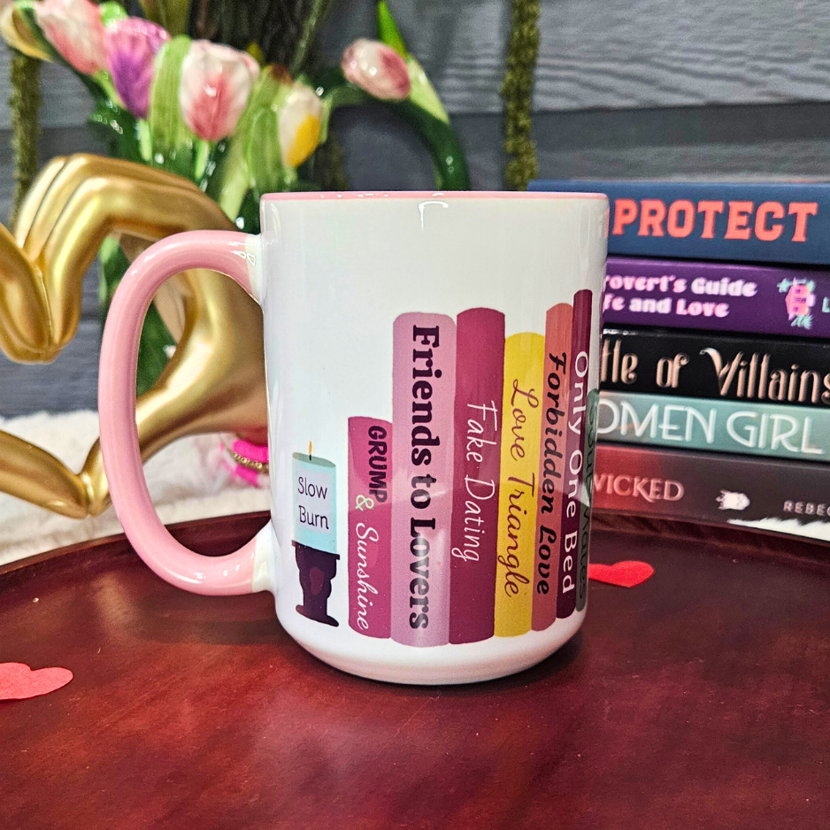 Romance Book Tropes Mug