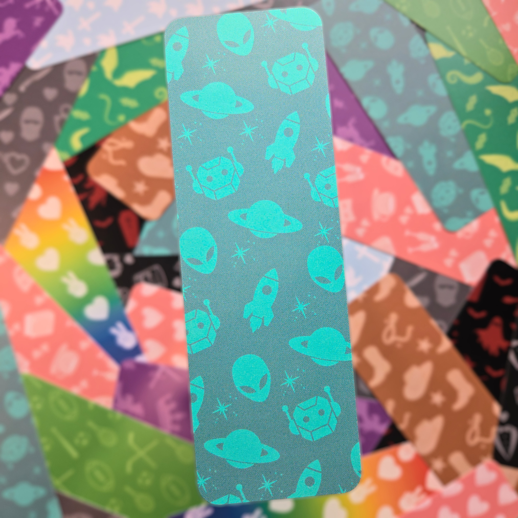 Sci-Fi Romance Genre Bookmark