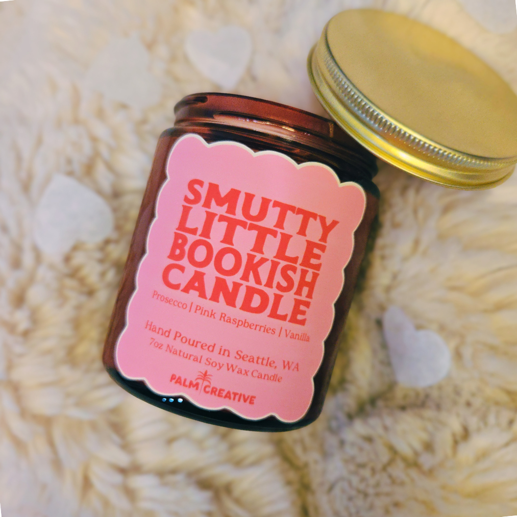 Smutty Little Bookish Candle
