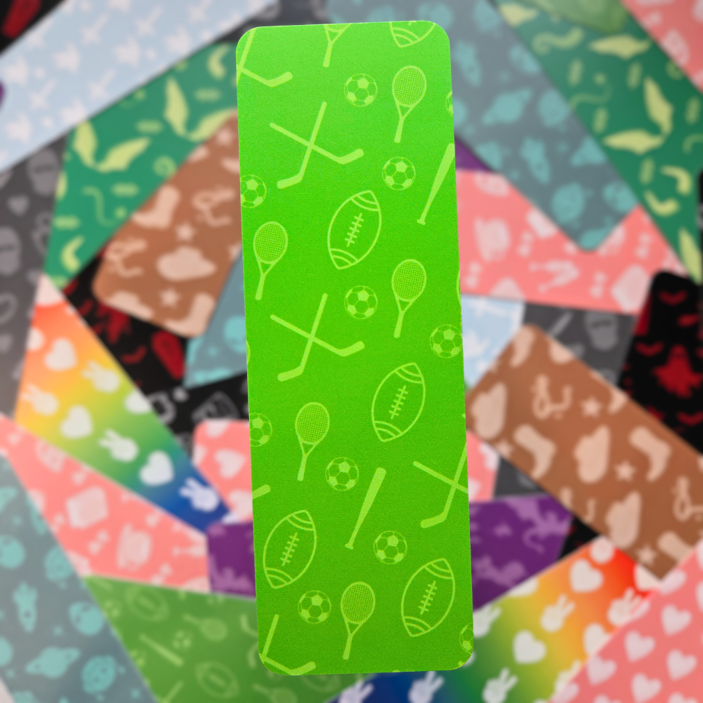 Sports Romance Genre Bookmark