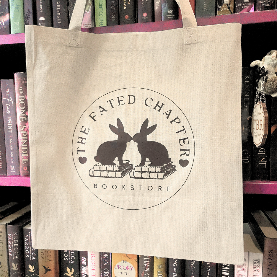 The Fated Chapter Bookstore Fabric Tote Bag