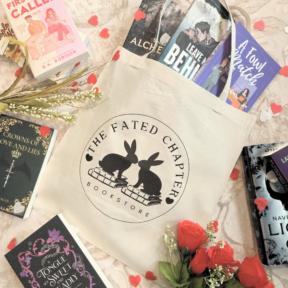 The Fated Chapter Bookstore Fabric Tote Bag