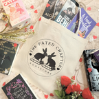 The Fated Chapter Bookstore Fabric Tote Bag